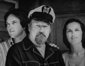 Bruce Roberts with two of his children